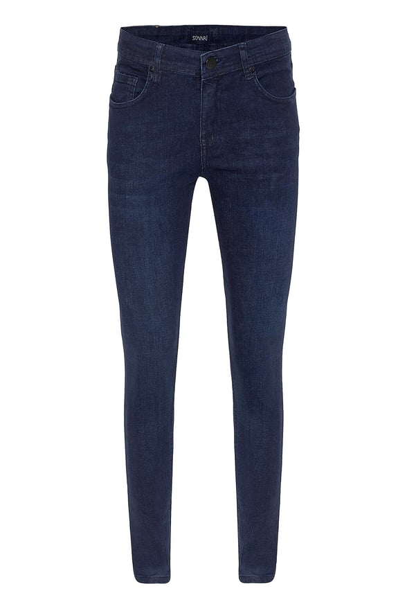 Lacivert Süper Slim Düz   Pantolon