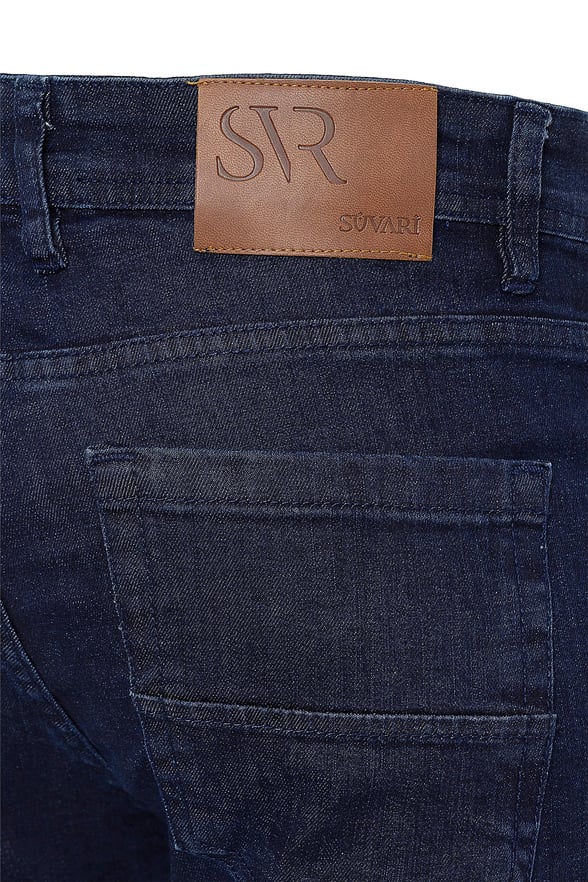 Lacivert Süper Slim Düz   Pantolon