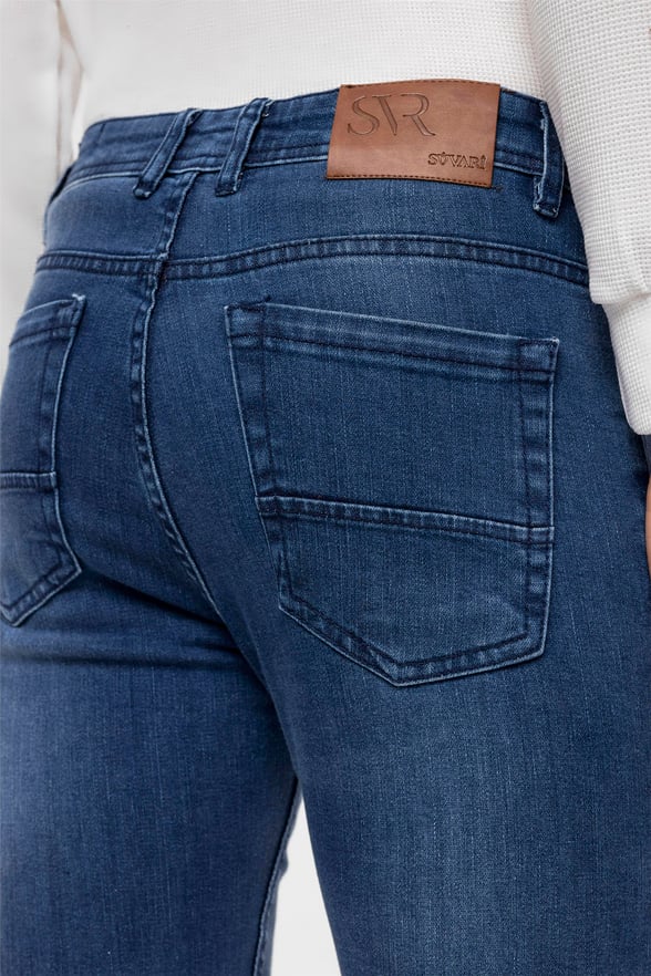 Parlement Mavi Slim Denim   Pantolon