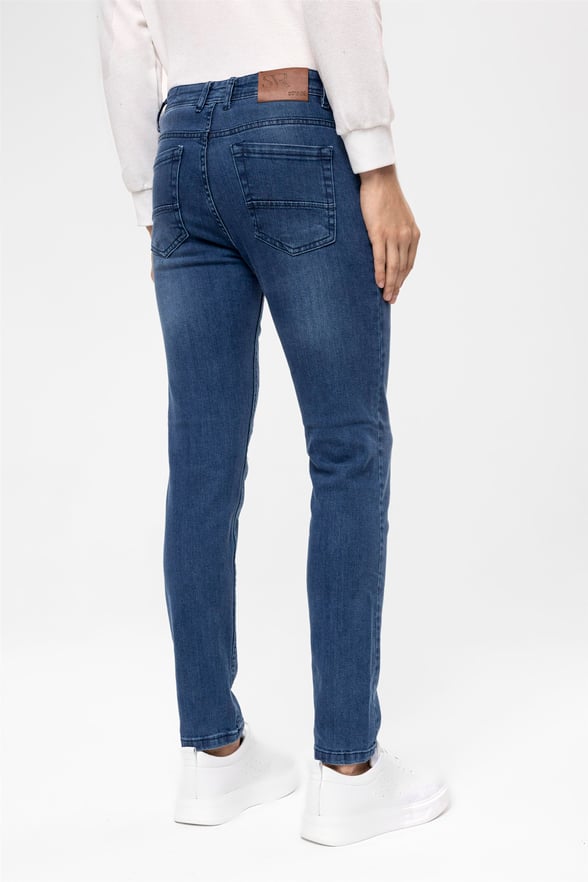 Parlement Mavi Slim Denim   Pantolon