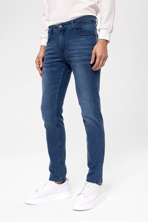 Parlement Mavi Slim Denim   Pantolon