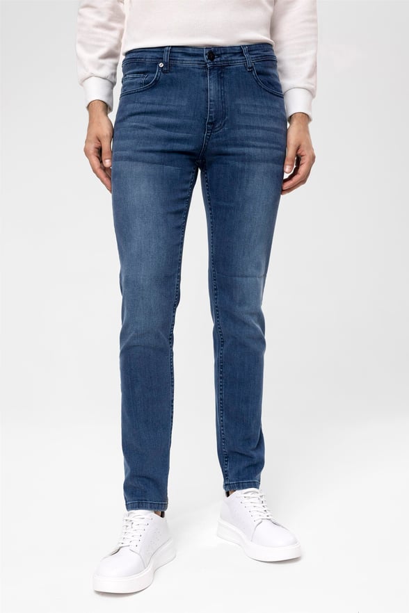 Parlement Mavi Slim Denim   Pantolon