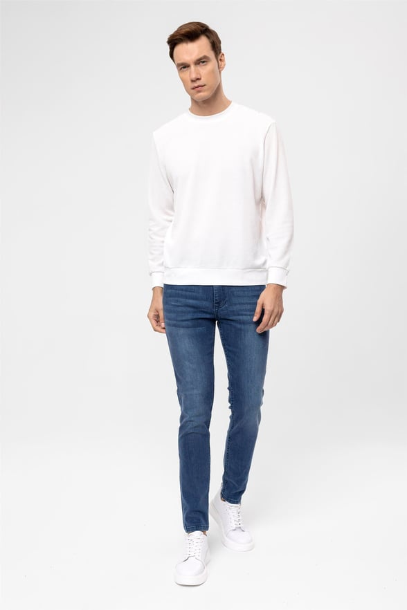 Parlement Mavi Slim Denim   Pantolon