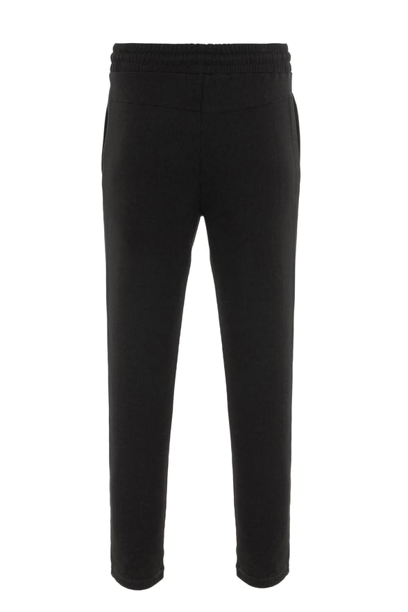 SİYAH 10 Regular Armürlü Jogger Pantolon