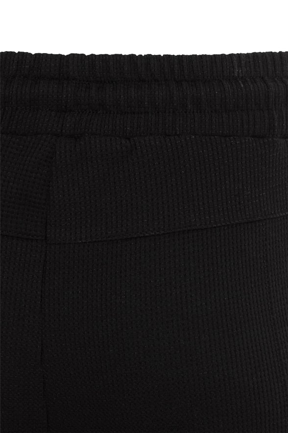 SİYAH 10 Regular Armürlü Jogger Pantolon