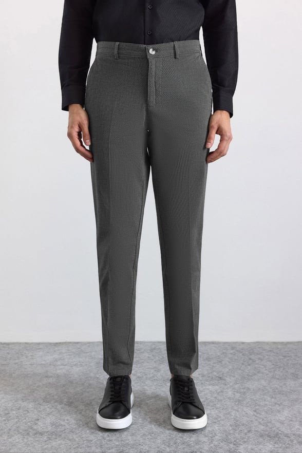 Siyah Regular Casual Pantolon
