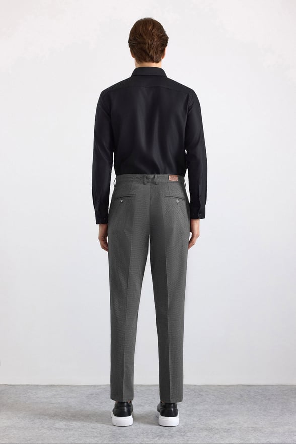 Siyah Regular Casual Pantolon