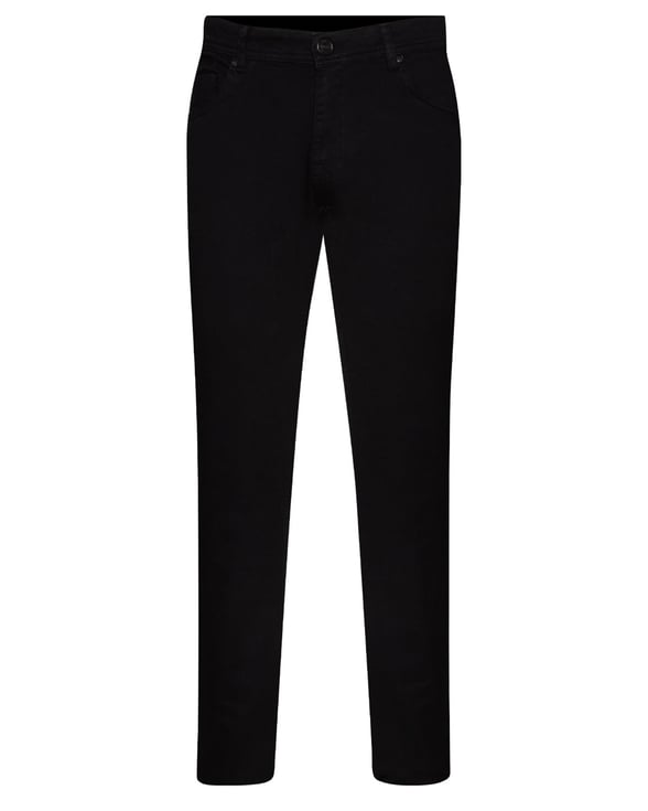 Siyah Regular Denim   Pantolon