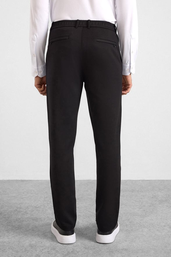 Siyah Regular Jogger Pantolon