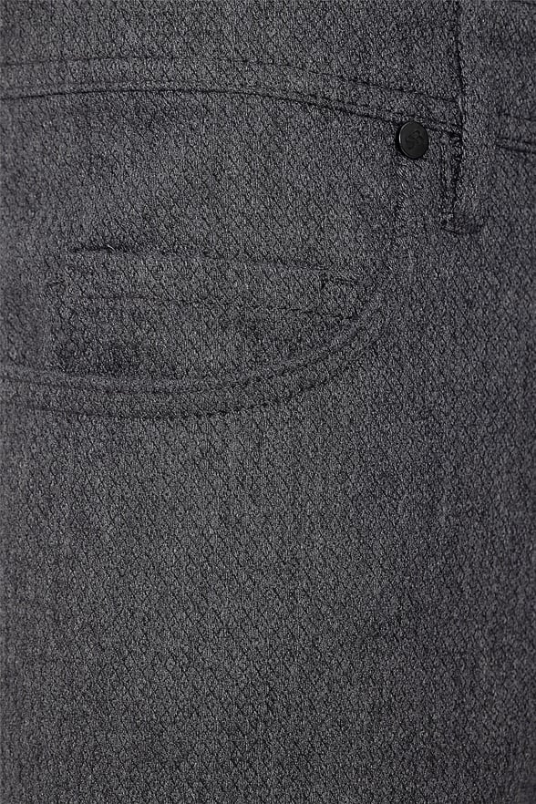Siyah Slim 5 Cep Kalıp Armürlü   Pantolon