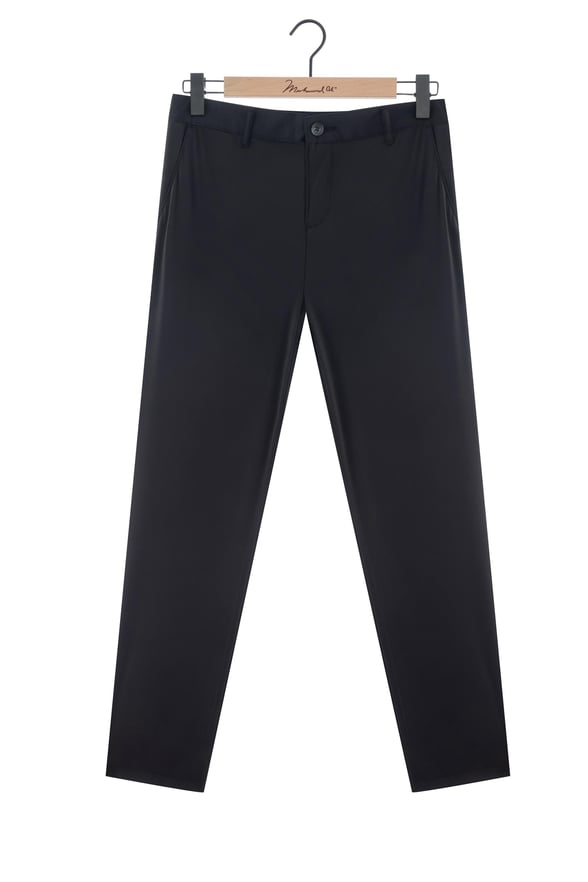 Siyah Slim Armürlü Jogger Pantolon