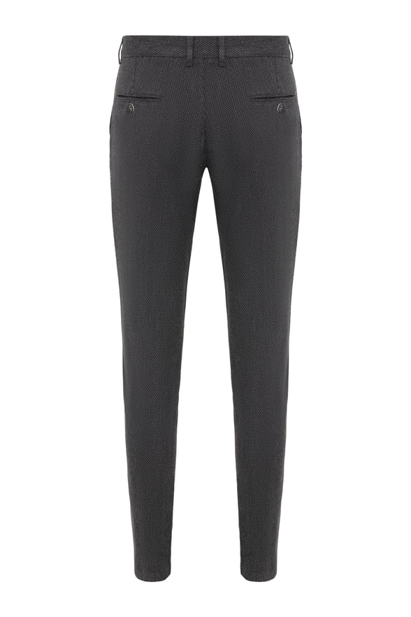 Siyah Slim Armürlü   Pantolon