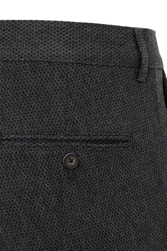 Siyah Slim Armürlü   Pantolon