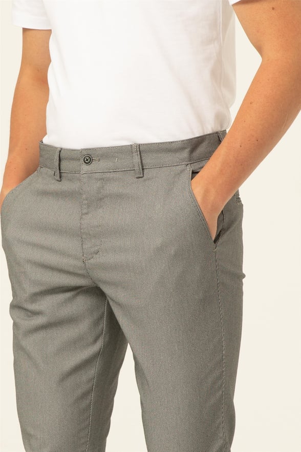 Siyah Slim Armürlü   Pantolon