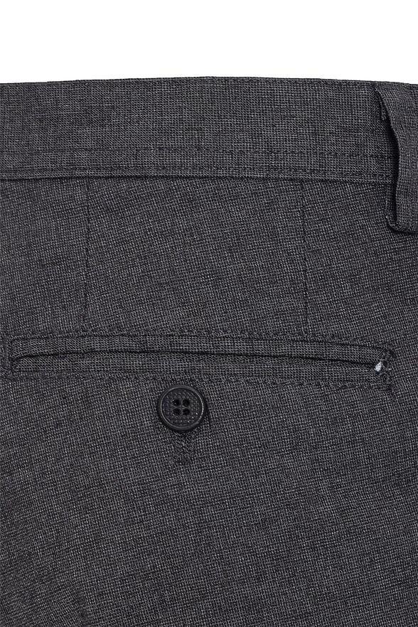 Siyah Slim Armürlü   Pantolon