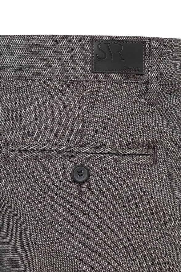 Siyah Slim Armürlü   Pantolon