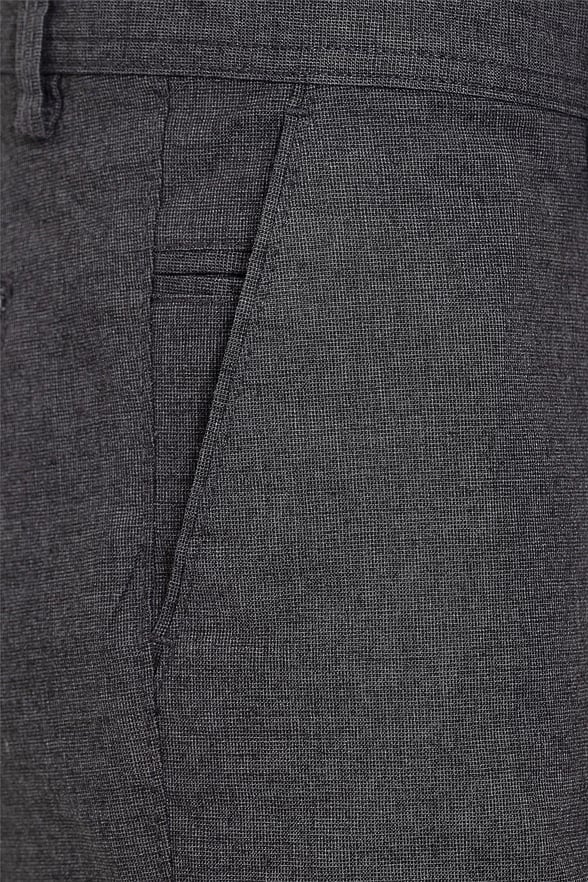 Siyah Slim Armürlü   Pantolon