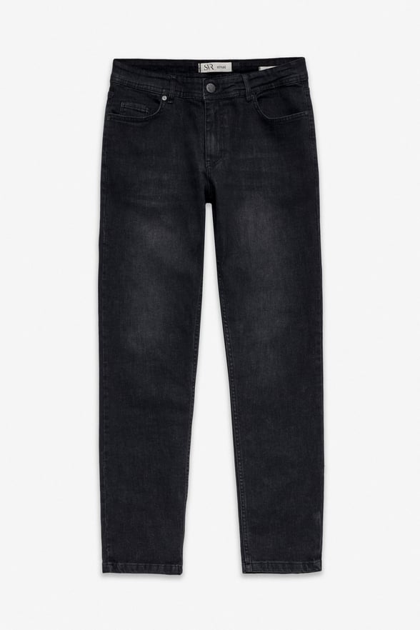 Siyah Slim Denim Pantolon