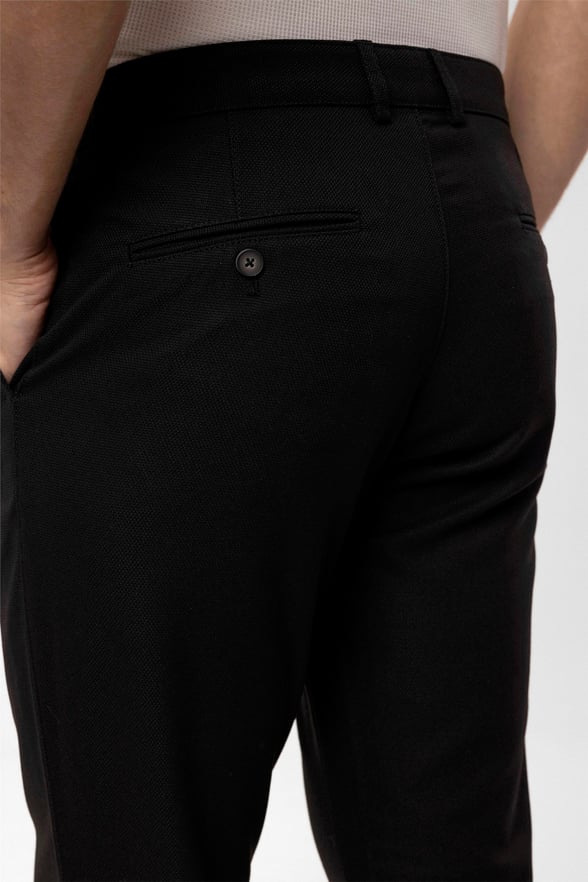 Siyah Slim Desenli   Pantolon