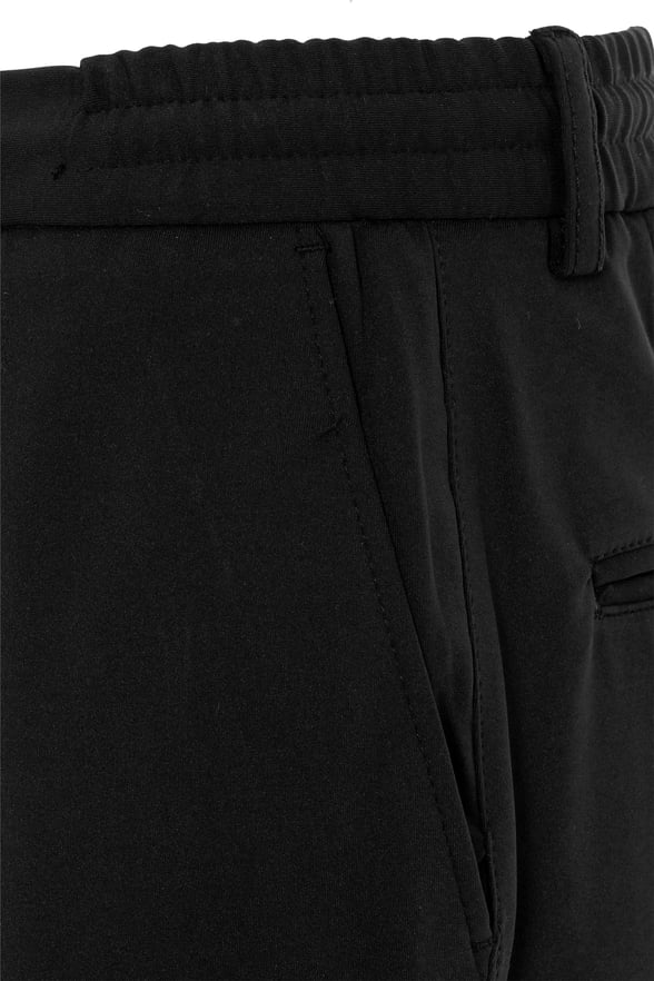 Siyah Slim Düz Jogger Pantolon