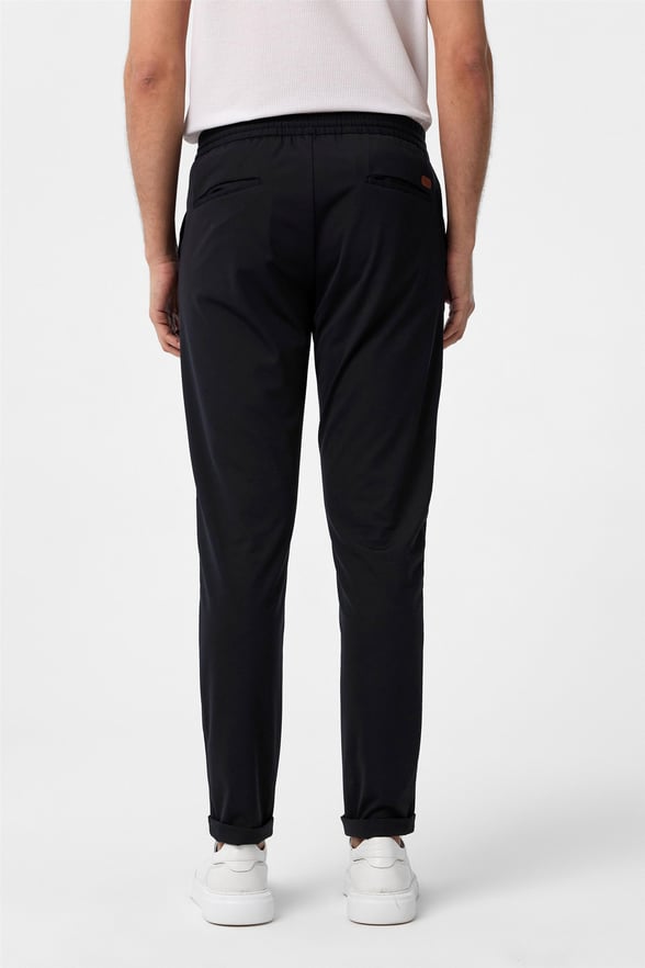 Siyah Slim Düz Jogger Pantolon
