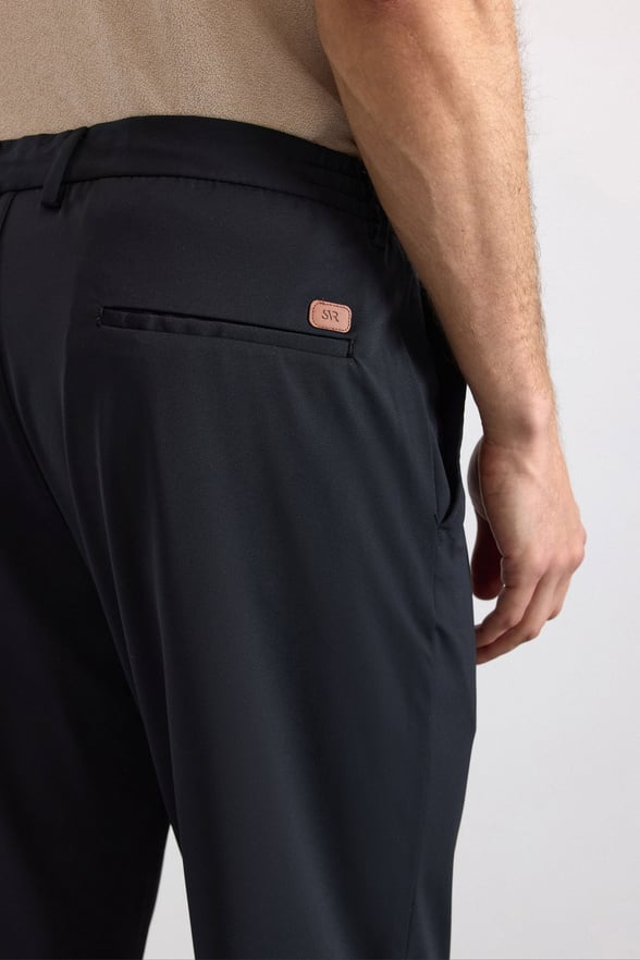 Siyah Slim Düz Jogger Pantolon