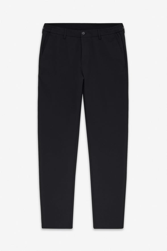 Siyah Slim Düz Jogger Pantolon