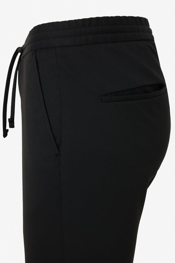 Siyah Slim Düz Jogger Pantolon
