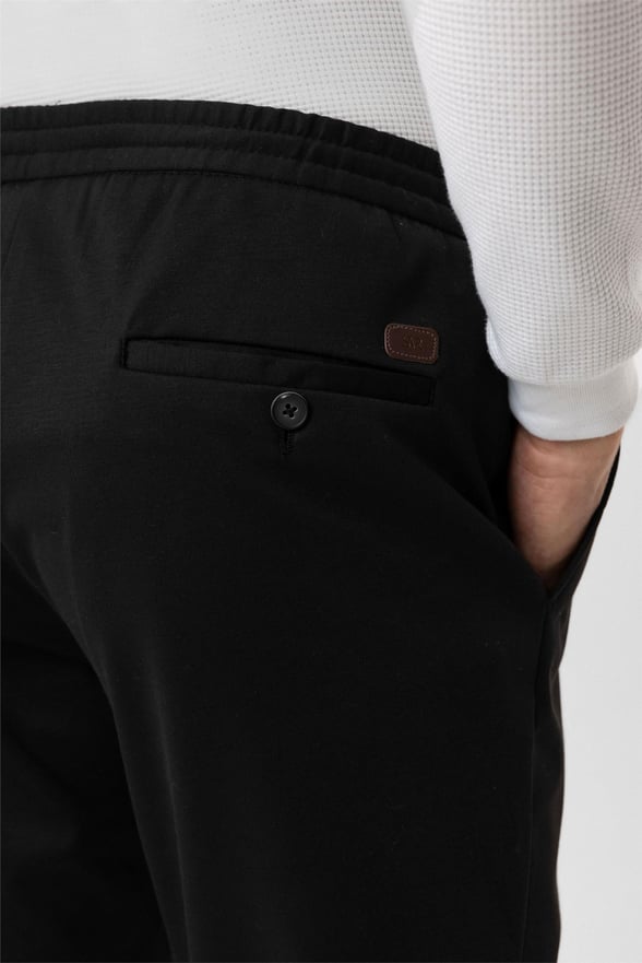 Siyah Slim Düz Pantolon