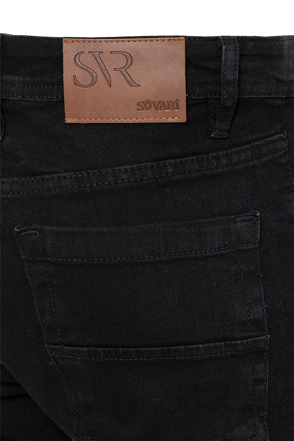 Siyah Süper Slim Düz   Pantolon