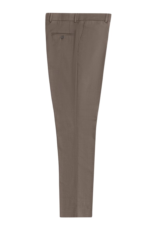 Sütlü Kahve Regular Armürlü Pantolon