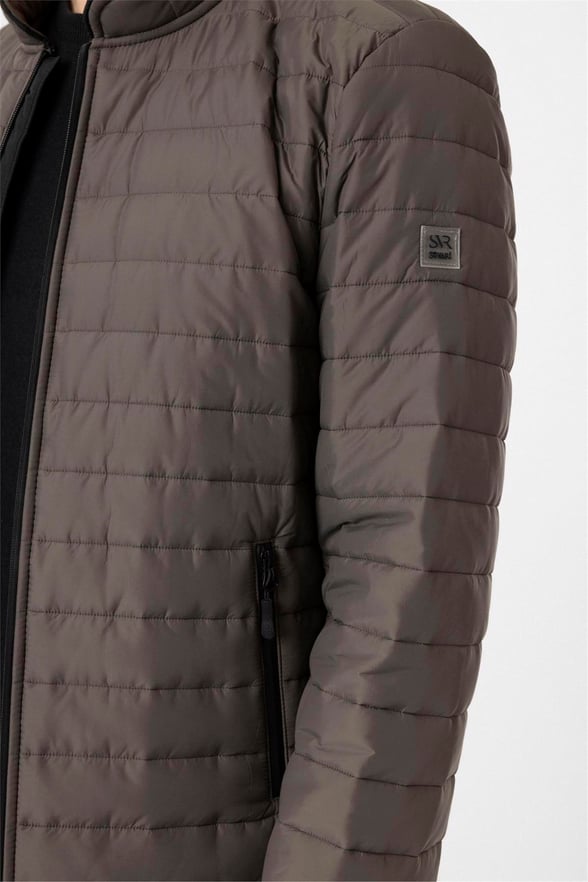 YEŞİL HAKİ 4 Slim Kapitone Mont