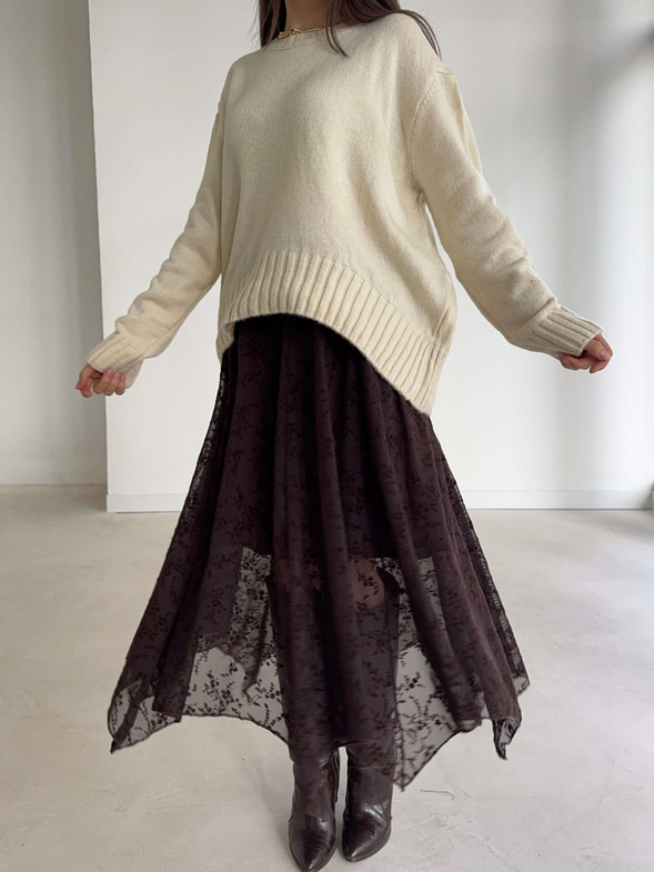 Bisiklet Yaka Isabella Ekru Kadın Kazak 26K368