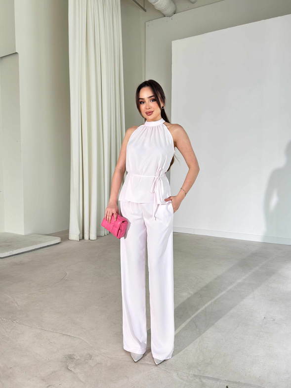 Kuşaklı İkili Pembe Jovia Kadın Takım 26Y243