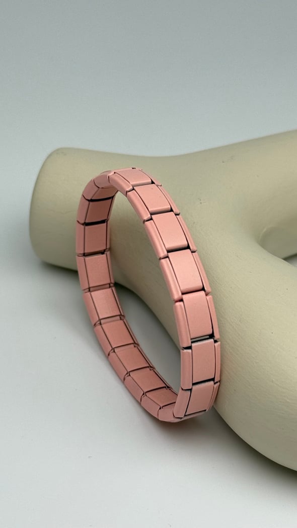 Pembe Renkli İtalyan Bileklik 18 Cm