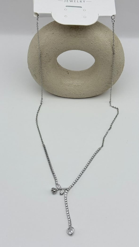 Vip Su Yolu Zirkon Kolye