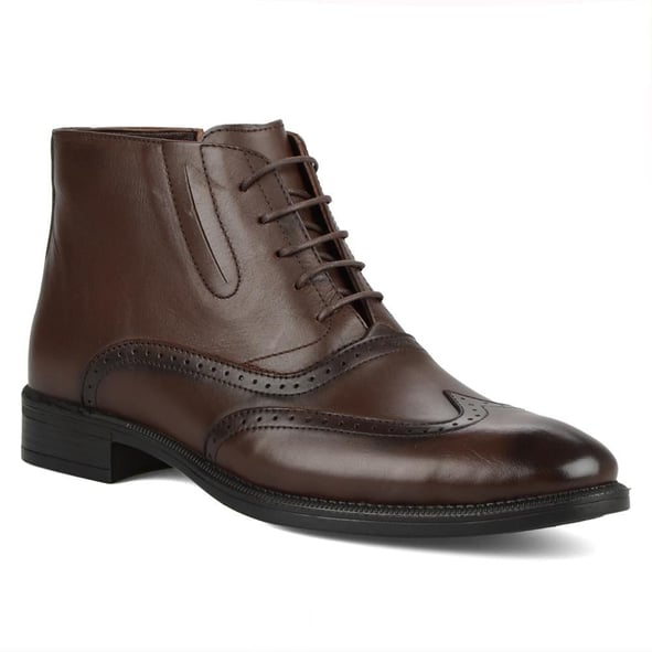 Black Oxford Boots for Men