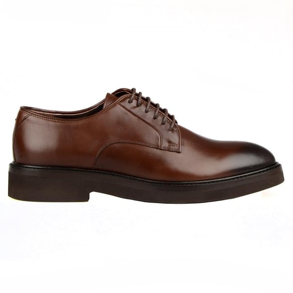 Brown Leather Classic Men's Shoes