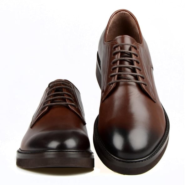 Brown Leather Classic Men's Shoes