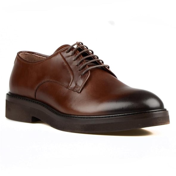 Brown Leather Classic Men's Shoes