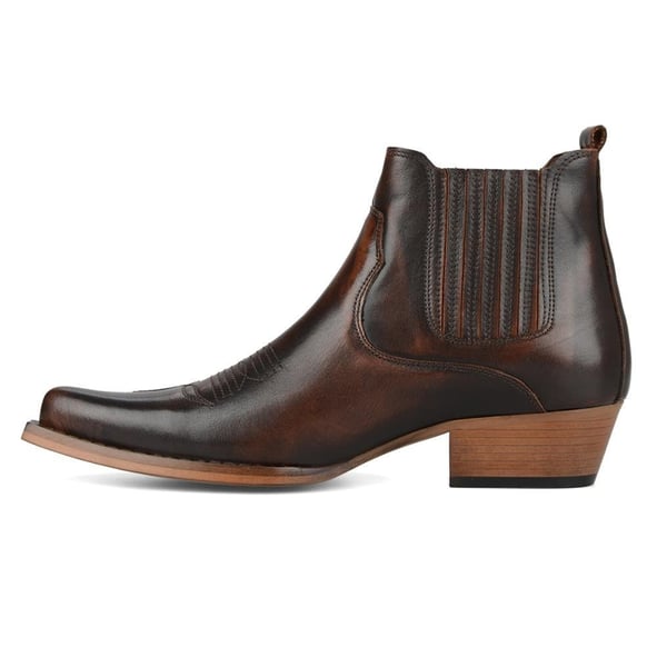 FootCourt Cowboy Boots Brown