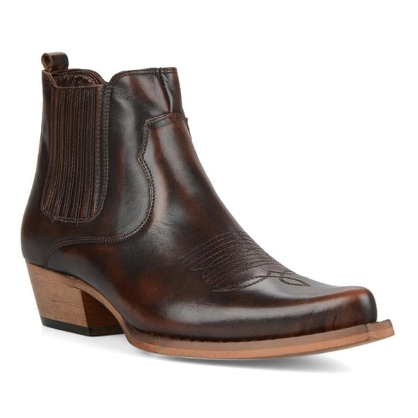 FootCourt Cowboy Boots Brown