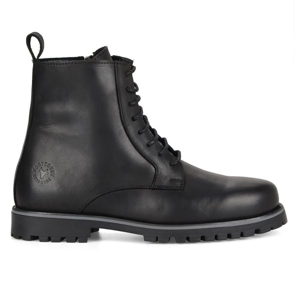 Men Boots Black Oiled Leather Newcat