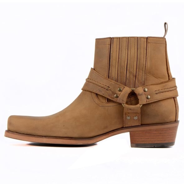 FootCourt Biker Boots Tan