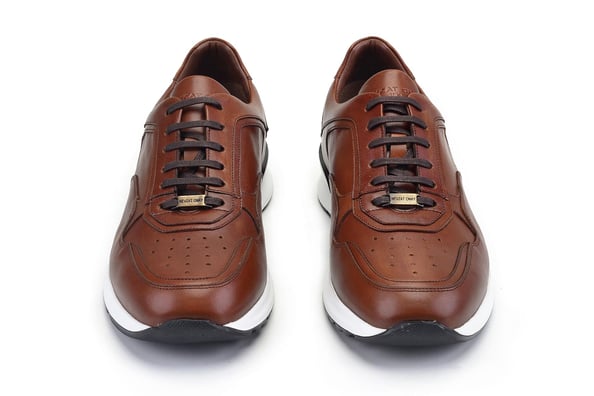 Taba Toka Detaylı Bağcıklı Sportif Erkek Sneaker Ayakkabı