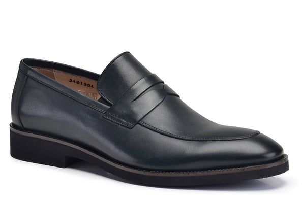 Lacivert Loafer İtalyan Tabanlı Günlük Klasik Erkek Ayakkabı