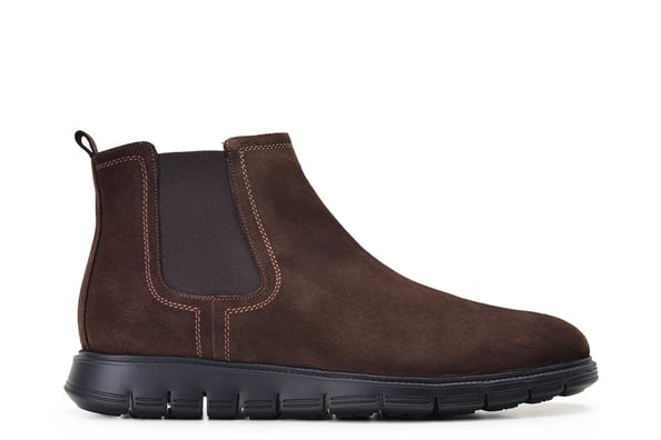 Kahverengi Süet Günlük Chelsea Erkek Bot