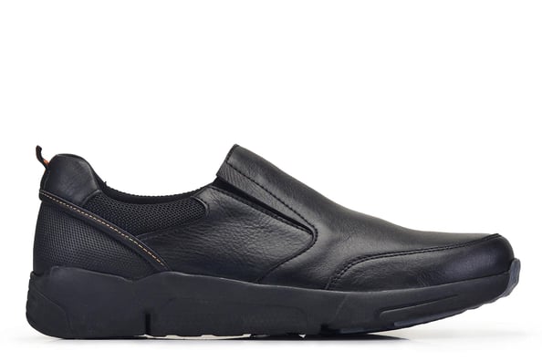 Siyah Bağcıksız, Casual Erkek Ayakkabı