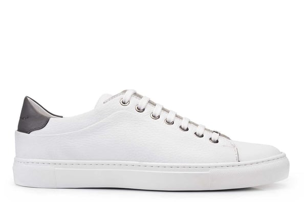 Beyaz Gri Sneaker Erkek Ayakkabı -11118-