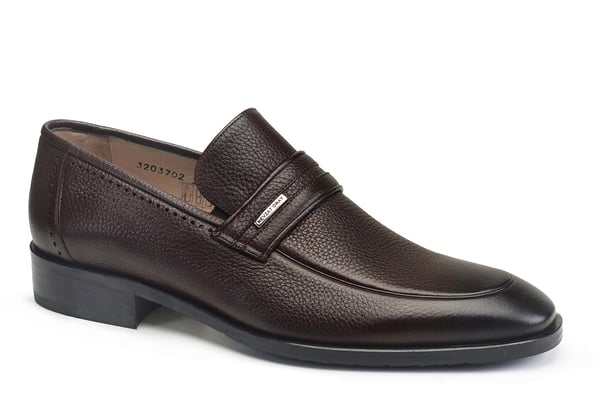Kahverengi Tokalı Kışlık Loafer Erkek Ayakkabı